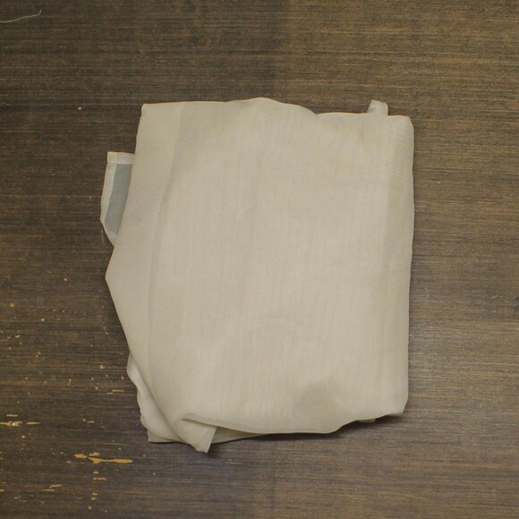 NEW Regal Home Voile Solid Scarf Valance 1671b147d710e2 Linen Brown 54" x 216" - Picture 4 of 5